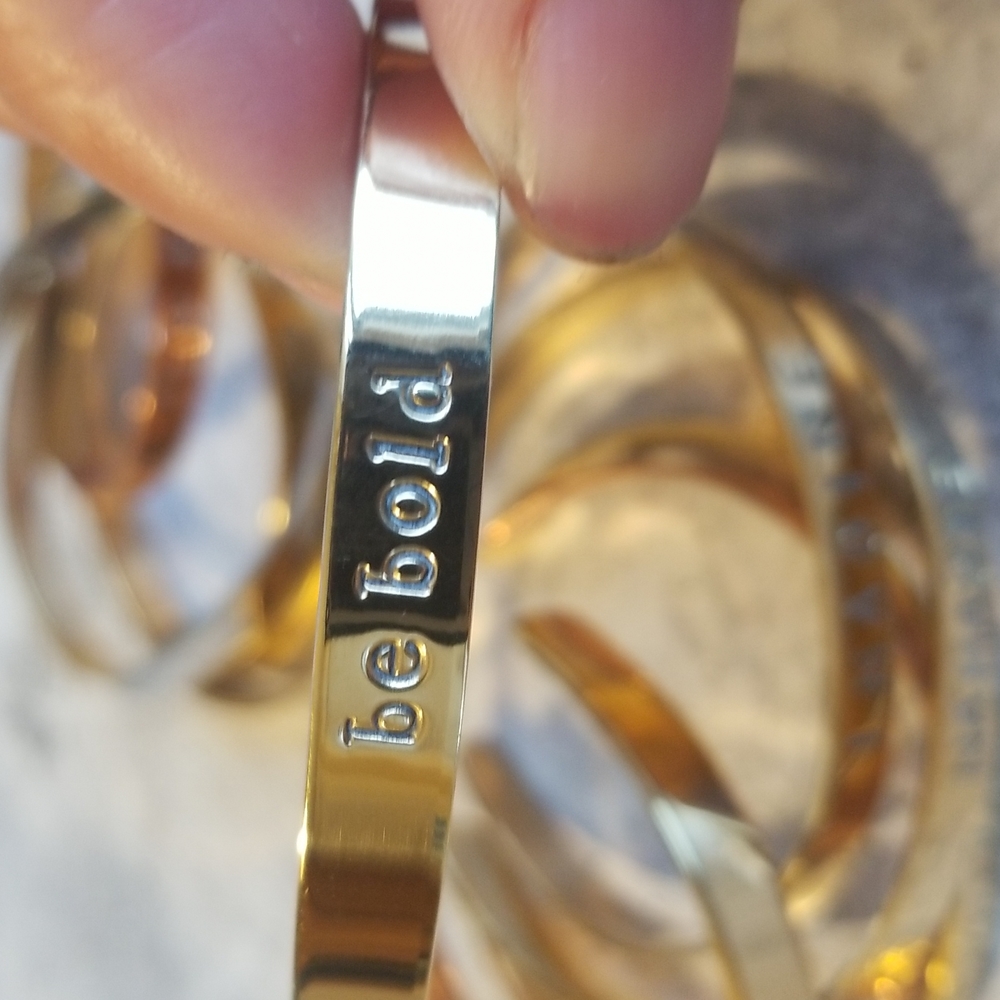 Be Bold Brass Cuff Bracelet